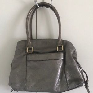 Silver, metallic Kate Spade bag